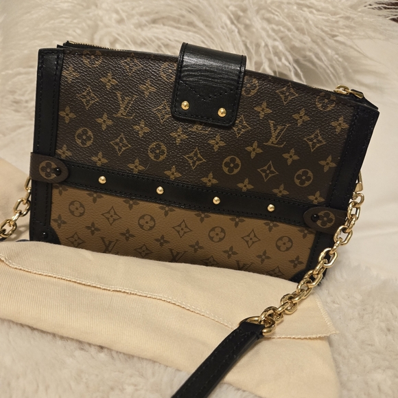 Louis Vuitton Trunk Clutch Brown Canvas Bag - Picture 2 of 16